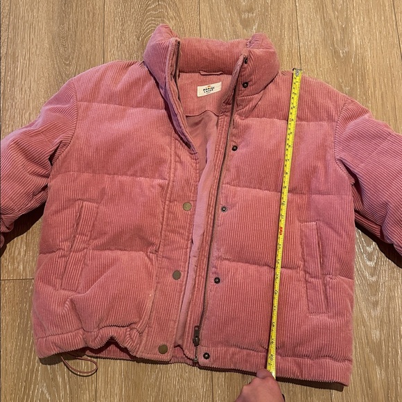 Marine Layer Pink Corduroy Puffer - Picture 10 of 11